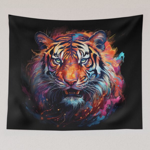 Item preview, Inferno Tiger with Electric Eyes designed and sold by Daagath.