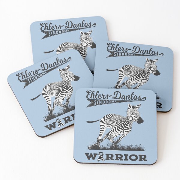Item preview, Ehlers-Danlos Syndrome Warrior – Zebra Awareness Design designed and sold by Jesabee Designs.