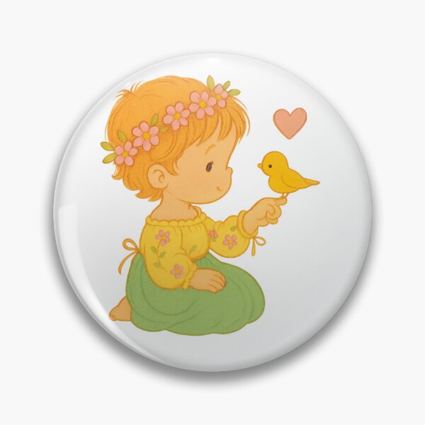 Item preview, Precious moments little girl with bird   designed and sold by Laurenricci21.