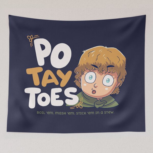 Item preview, Po-tay-toes! for a second breakfast designed and sold by Geekydog.