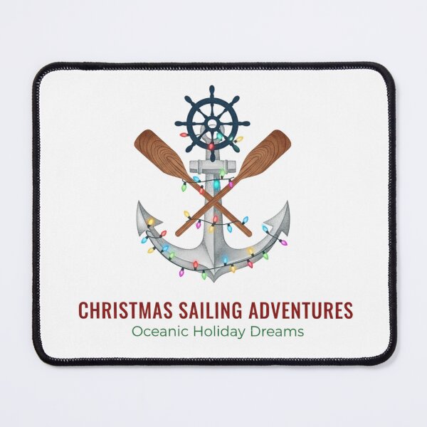 Item preview, Sailing Christmas Lights Symbol - Nautical Holiday Boat Lover Gift designed and sold by Wear Sculpt.