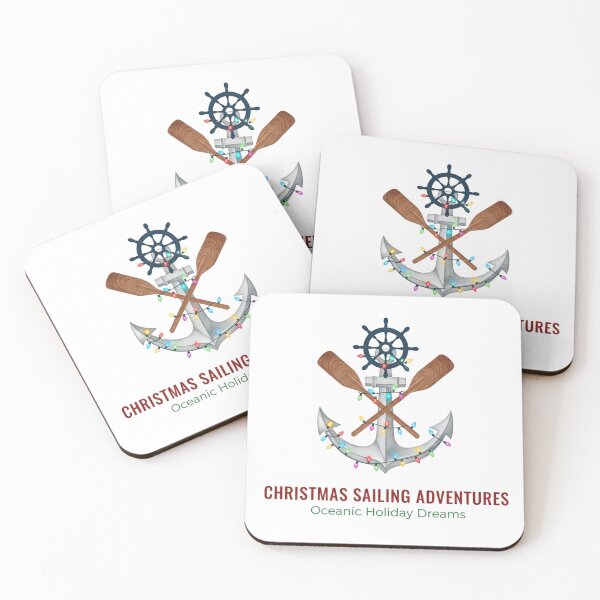 Item preview, Sailing Christmas Lights Symbol - Nautical Holiday Boat Lover Gift designed and sold by Wear Sculpt.