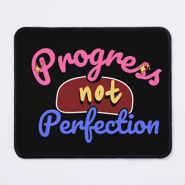 Item preview, Progress Not Perfection – Hand-Lettered Sobriety & Recovery designed and sold by Building60media.