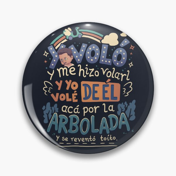 Item preview, Y voló y me hizo volar // Borracho de la arbolada designed and sold by Geekydog.
