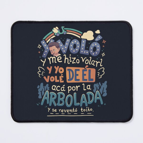 Item preview, Y voló y me hizo volar // Borracho de la arbolada designed and sold by Geekydog.