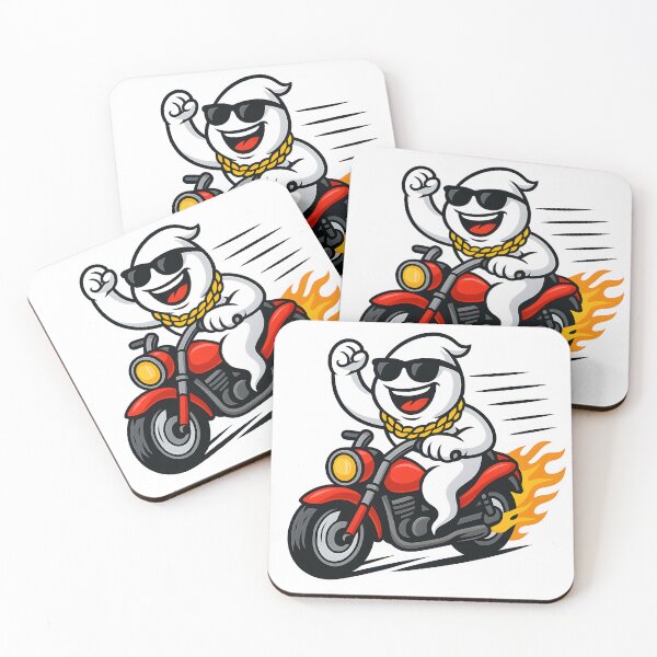 Item preview, Cool Ghost Riding a Red Motorcycle designed and sold by Vlavio.