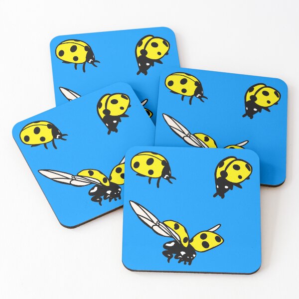 Item preview, Yellow Ladybugs designed and sold by Leapingdoe.
