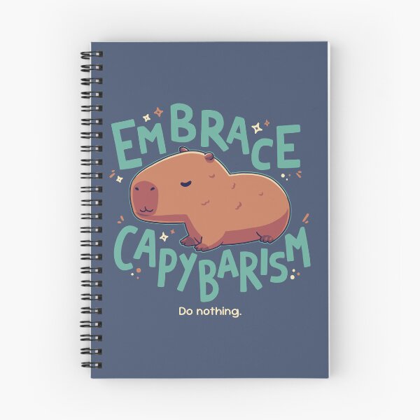 Item preview, Embrace Capybarism // Capybara, Capitalism, Lazy designed and sold by Geekydog.