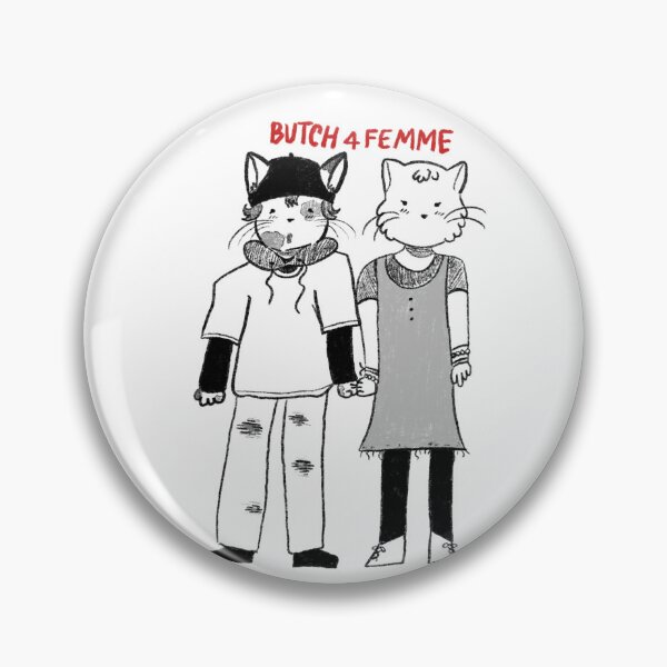 Item preview, Butch and Femme Cats designed and sold by fawntrait.