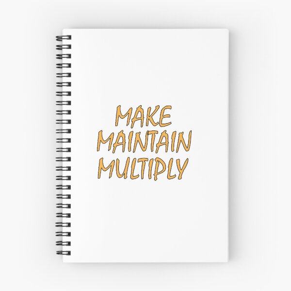 Item preview, MAKE MAINTAIN MULTIPLY designed and sold by Positive Mindzet!.