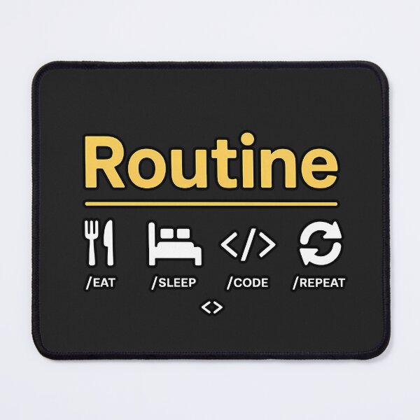 Item preview, While Alive – Eat Sleep Code Loop designed and sold by Glam-Spot.
