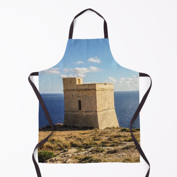 Item preview, Malta Tal Hamrija Tower Filfla Island Mediterranean Sea designed and sold by eclecTEEq.