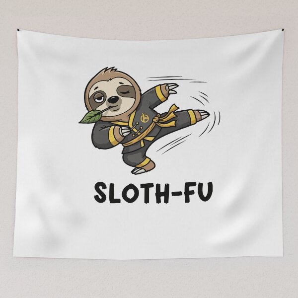 Item preview, Master of Sloth-Fu designed and sold by KasiaRawska.