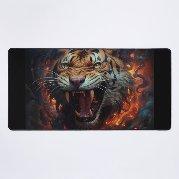Item preview, Infernal Tiger Emerging from Shadows designed and sold by Daagath.