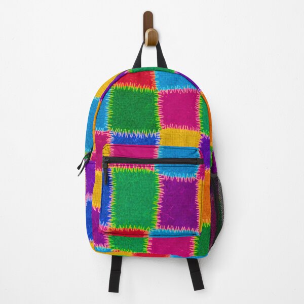 Item preview, Patchwork Pattern Felt Embroidery Squares Multicolor Vibrant Abstract designed and sold by JOSTH.