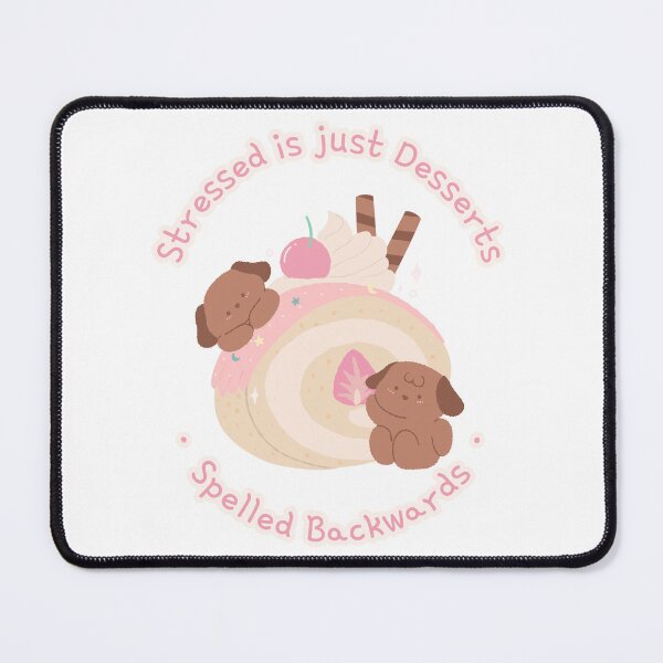 Artikelvorschau, Gestresst ist nur Desserts rückwärts geschrieben Konditor T-shirt entworfen und verkauft von AestheticPsych.