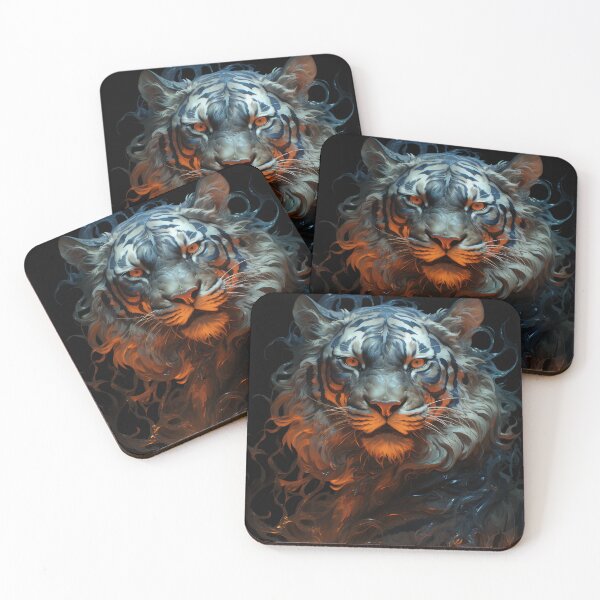 Item preview, Molten Spirit Tiger with Ember Eyes designed and sold by Daagath.
