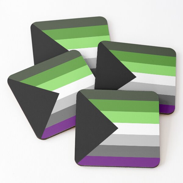 Item preview, Demiromantic Asexual Pride designed and sold by BeccaPaintmore.