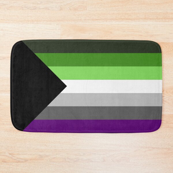 Item preview, Demiromantic Asexual Pride designed and sold by BeccaPaintmore.