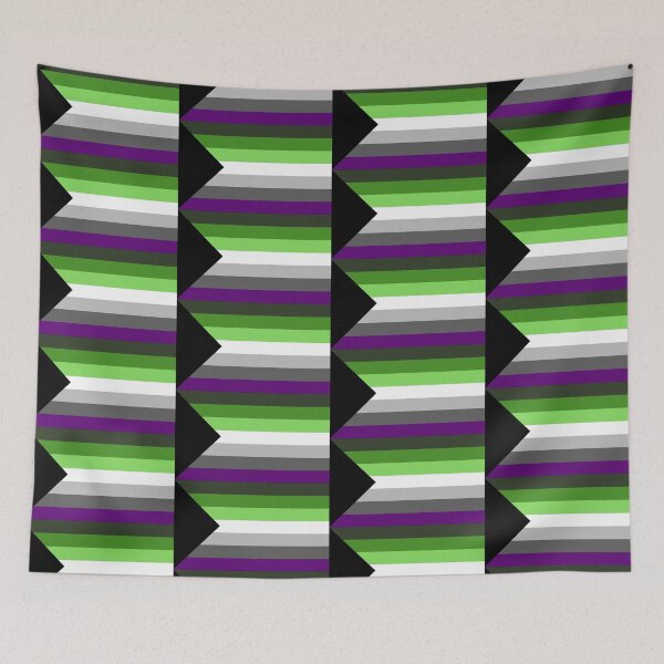 Item preview, Demiromantic Asexual Pride designed and sold by BeccaPaintmore.