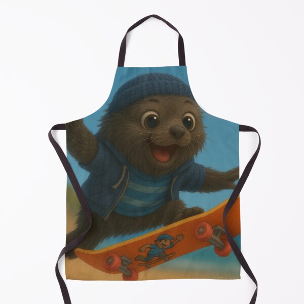 Item preview, Skater Fur Seal designed and sold by Sillytoe.