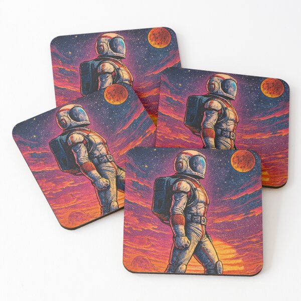 Item preview, Retro Astro Soldier: Science Fiction Martian Explorer designed and sold by JonelleTshirts.