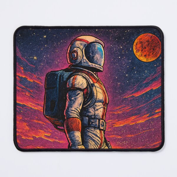 Item preview, Retro Astro Soldier: Science Fiction Martian Explorer designed and sold by JonelleTshirts.