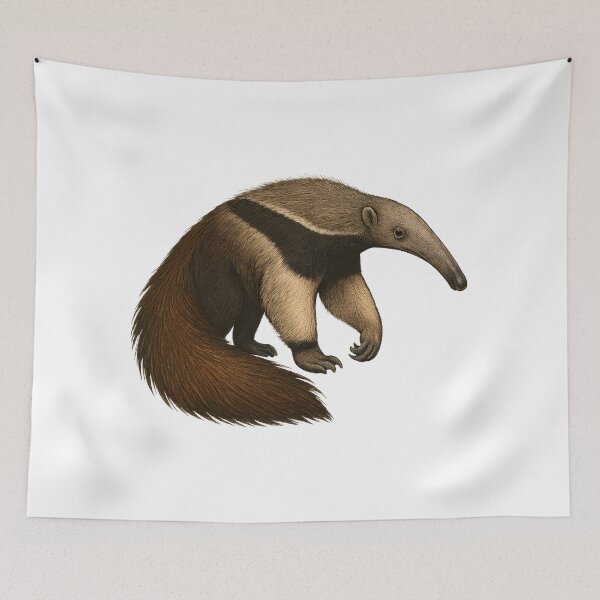 Item preview, Solitary Giant Anteater in Motion designed and sold by DariaOltes.