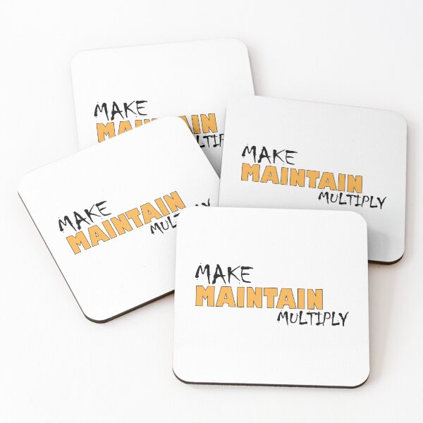 Item preview, Make Maintain Multiply designed and sold by Positive Mindzet!.