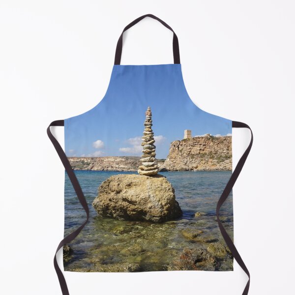 Item preview, Malta Ghajn Tuffieha Bay And Tower Mediterranean Sea designed and sold by eclecTEEq.