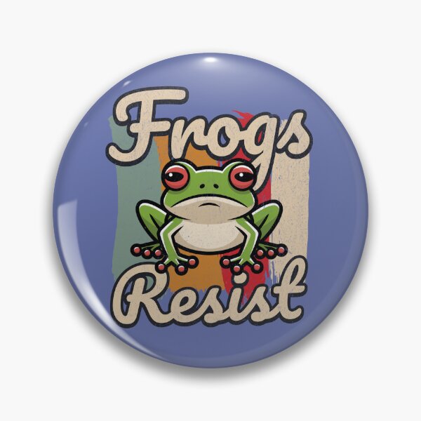 Artikelvorschau, Resist FrogsT-Shirt – Lustiges Protest-Meme & Aktivisten-Satire-Design entworfen und verkauft von The People’s Punchline.