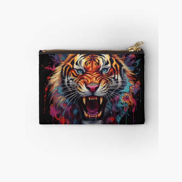 Item preview, Roaring Tiger in Explosive Paint Burst designed and sold by Daagath.