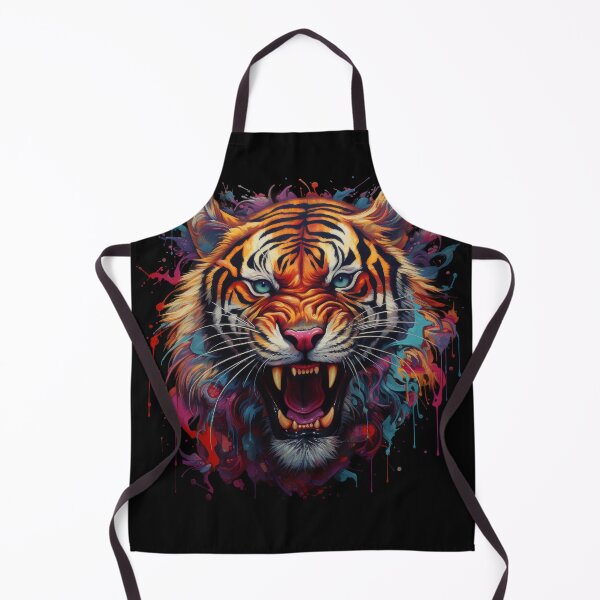 Item preview, Roaring Tiger in Explosive Paint Burst designed and sold by Daagath.