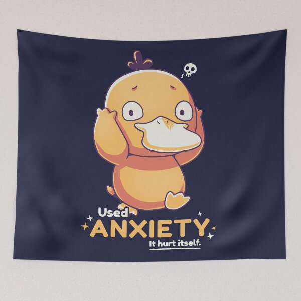 Item preview, Used Anxiety it hurt itself // Retro games, mental health designed and sold by Geekydog.