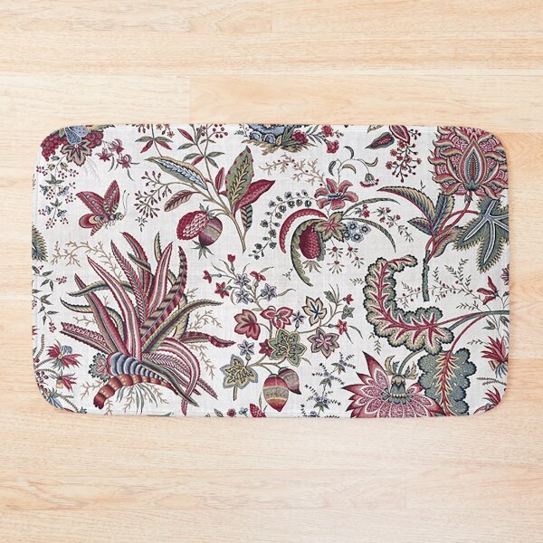 Item preview, Vintage Fleurs Tropicales et Palmiers (Tropical Flowers and Palm Trees) Textile  (1787) from The Met designed and sold by Douglas E. Welch Design and Photography.