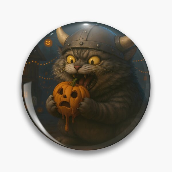 Item preview, Berserkat the Pumpkin Eater designed and sold by NorseDrip.