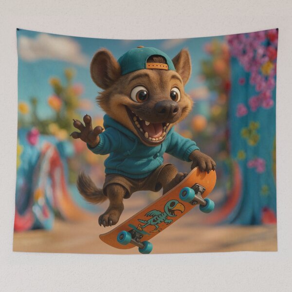 Item preview, Skater Hyaenodon  designed and sold by Sillytoe.