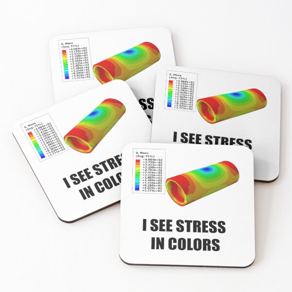 Item preview, Funny Engineering Shirt – “I See Stress in Contour” | FEA Simulation Meme designed and sold by feamaster.