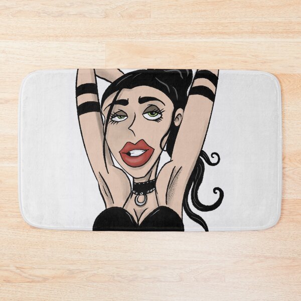 Item preview, woman posing with her hands behind her head illustration designed and sold by Vintage Designs +.