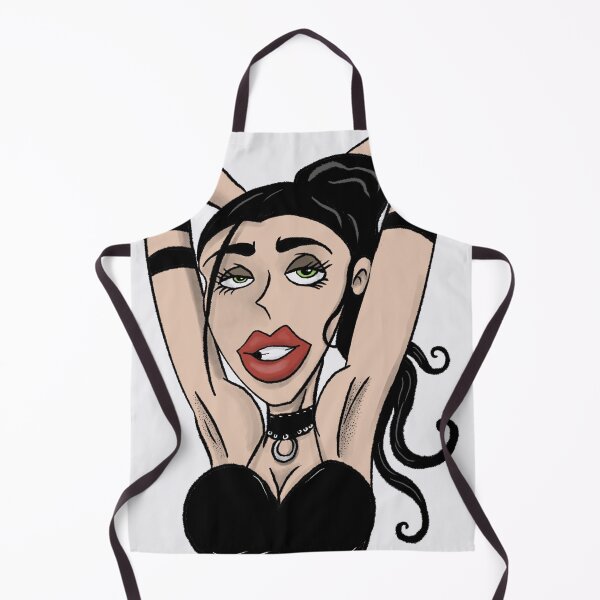 Item preview, woman posing with her hands behind her head illustration designed and sold by Vintage Designs +.