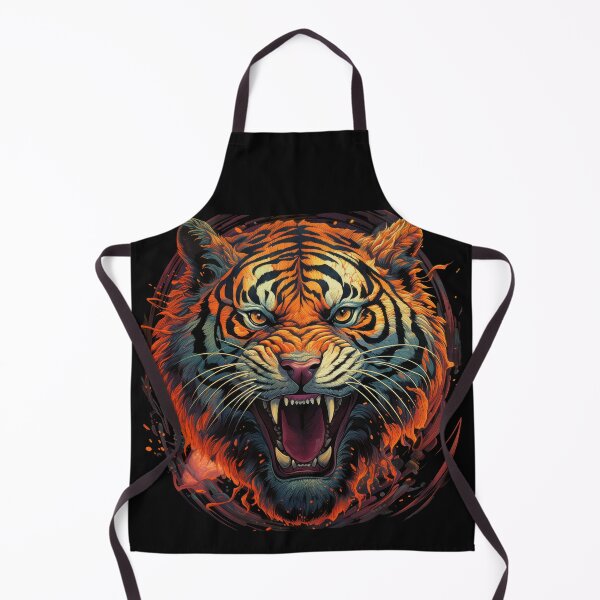 Item preview, Savage Tiger in Fiery Fury designed and sold by Daagath.