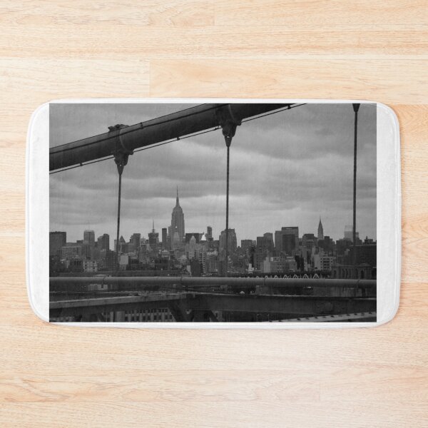 Item preview, The Empire State and Chrysler Buildings from Brooklyn Bridge designed and sold by JoelPicsGallery.