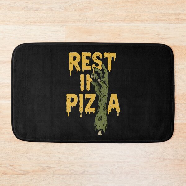 Item preview, Rest in Pizza T-Shirt - Funny Zombie Dripping Horror Font Novelty Stickers designed and sold by GeniePixel.