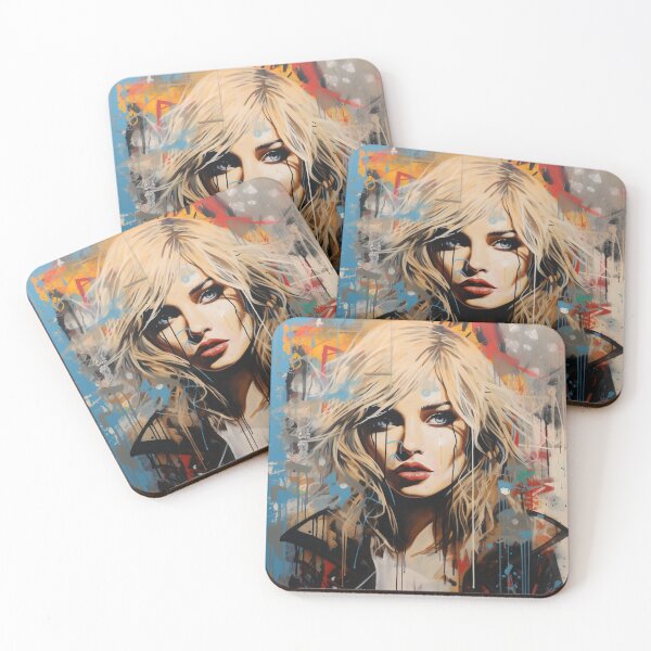 Item preview, Lubna - Street art,woman portrait designed and sold by mliotard.