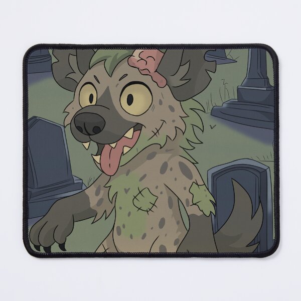 Item preview, Zombie Hyena, Spooky Halloween Furry Art Print, Graveyard Creature Digital Artwork designed and sold by ToritheGoblin.