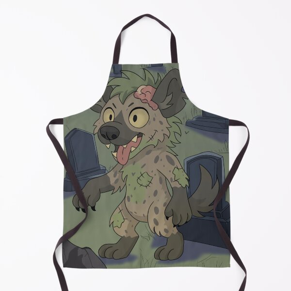 Item preview, Zombie Hyena, Spooky Halloween Furry Art Print, Graveyard Creature Digital Artwork designed and sold by ToritheGoblin.