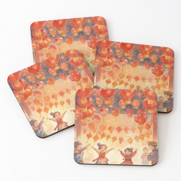 Item preview, Red Lantern Festival in Winter designed and sold by StormArte.