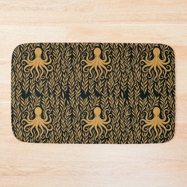 Item preview,  Seaweed Octopus (black and gold) designed and sold by Doodloom.