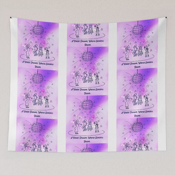 Item preview, A Violet Dream, Where Seniors Beam. designed and sold by Sibyl-Arts.