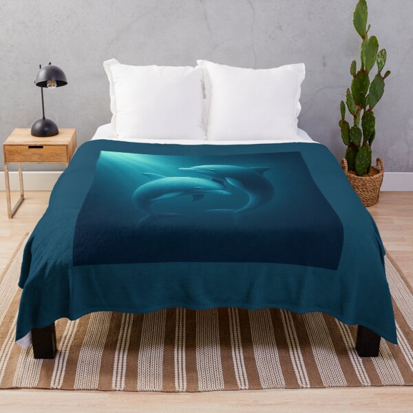 Item preview, Ocean Harmony – Geometric Dolphins designed and sold by GeoWild Designs.